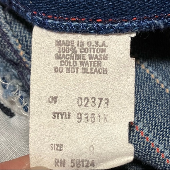 Vintage 80s Shades Pinstripe High Rise Jeans - Picture 8 of 9